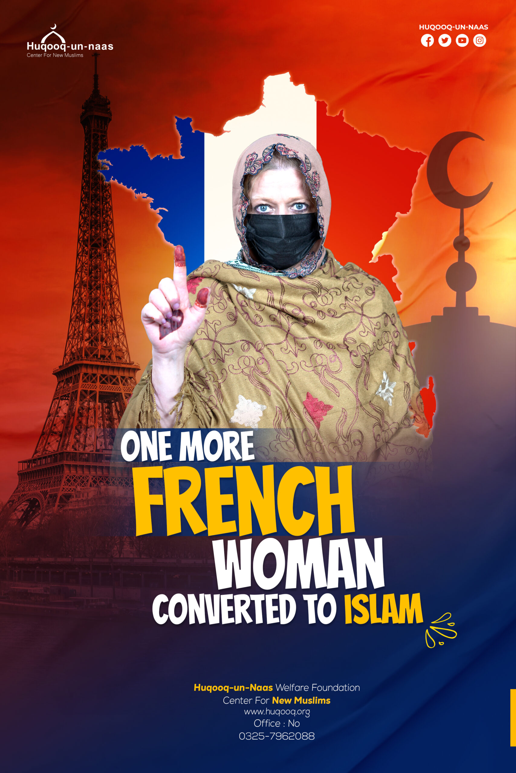 One More French Women Converted to Islam